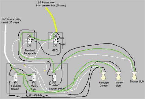 Wiring Schematic Bathroom Light Wiring Diagrams Basic Light Fixture