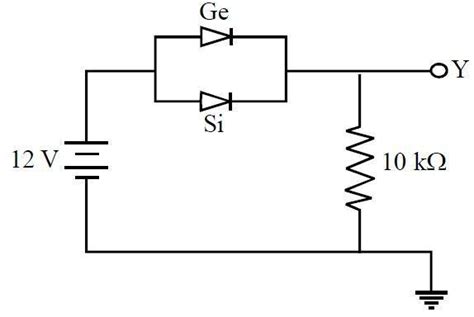 Two Junction Diodes One Of Germanium Ge And Other Of Silicon Si Are