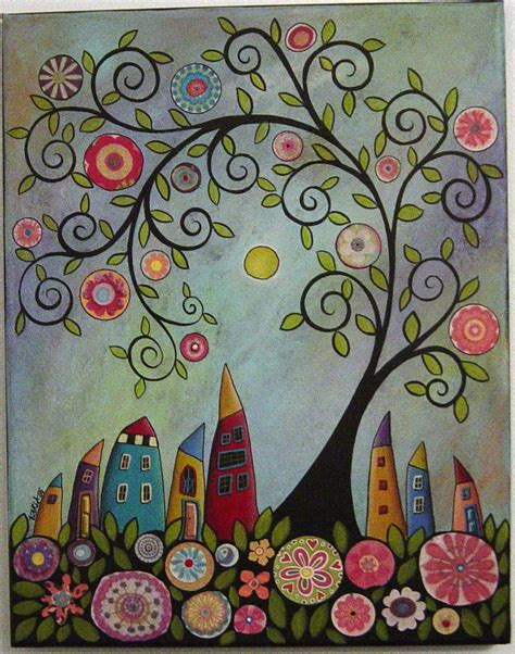 Image Tree Art Whimsical Art Art Inspiration