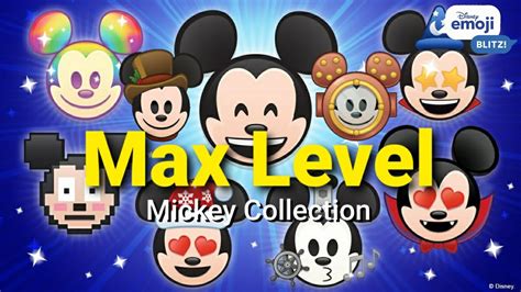 Disney Emoji Blitz Max Level Mickey Collection Youtube