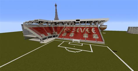 Stadion am kehrweg | arbitré par w. Football Stadium // Zulte Waregem Minecraft Map