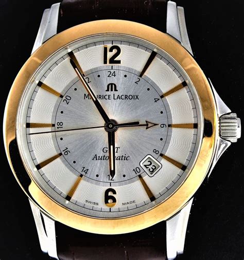 Maurice Lacroix Pontos Gmt Automatic Yellow Gold Excellent