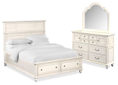Charleston 5 Piece King Panel Bedroom Set With 2 Underbed Drawers