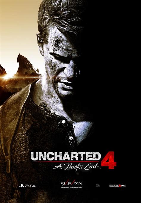 Uncharted 4 A Thiefs End Poster By Sonic Sun On Deviantart