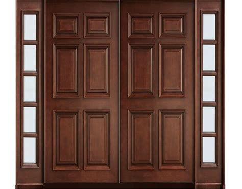 This door consists of two wooden panels with additional middle rail or stile that divides the frame into two parts. Main Double Door 6 Panel Hpd395 - Main Doors - Al Habib ...