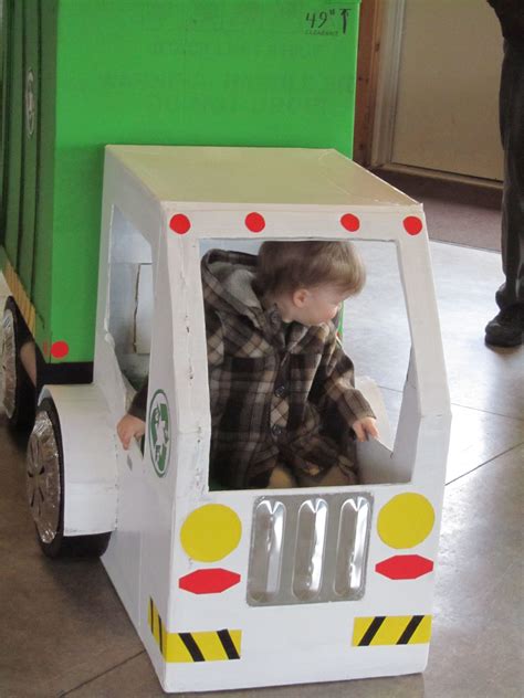 cardboard garbage truck was the HIT of the party | Garbage Truck Birthday | Pinterest | Garbage 