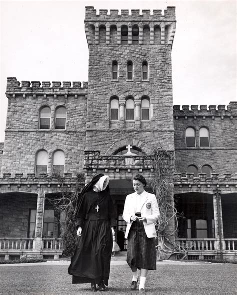 Sister Ruth On Campus In 1959 Mville Nuns Catholic History
