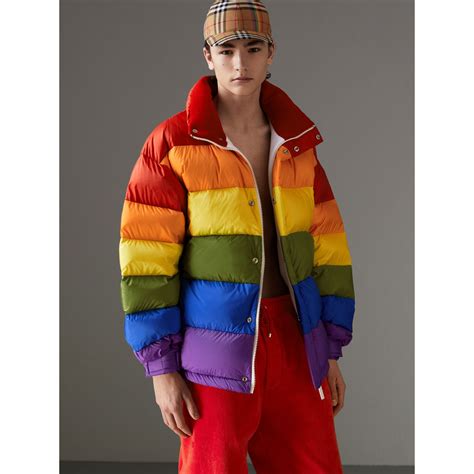 Rainbow Down Filled Puffer Jacket Burberry United States Jackets