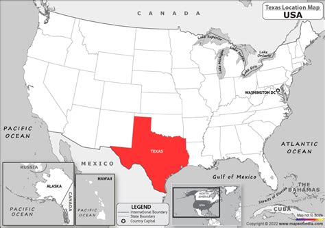 Where is Texas Located in USA? | Texas Location Map in the United