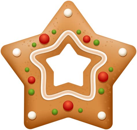 Snowflake illustration, christmas ornament gingerbread , christmas cookie snowflake transparent background png clipart. Gingerbread Star Cookie Clip Art | Gallery Yopriceville ...