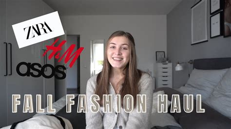 Fall Fashion Haul Zara Handm Asos Autumn Vivi Rempel Youtube