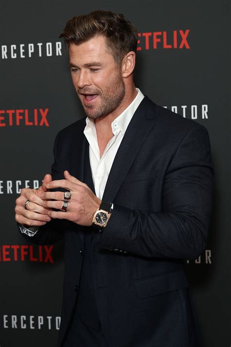 chris hemsworth s rolex watch game just went to another level british gq