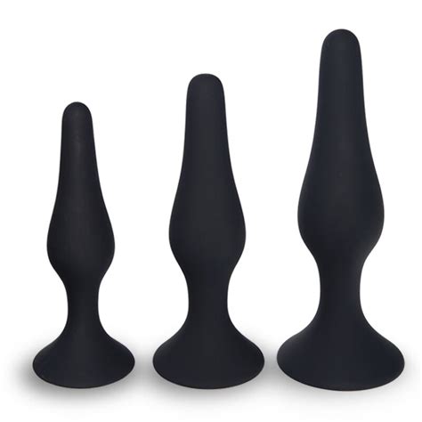 Black Butt Plug For Beginner Erotic Toys Silicone Anal Plug Adult Products Anal Sex Toys For