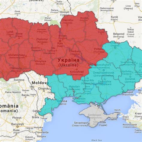Cartes Ukraine Cinq Scénarios Sur La Partition Du Pays