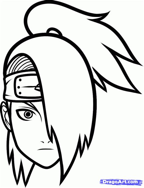 Koi fish belongs tot he c. Step 9. How to Draw Deidara Easy