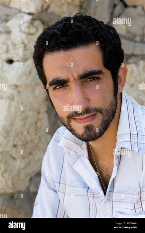 Young Muslim Arabic Man With A Beard Portrait Stock Photo Alamy