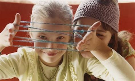 Well, there's more to string figure art than just cat's cradle. String game: Jacob's ladder - Kidspot