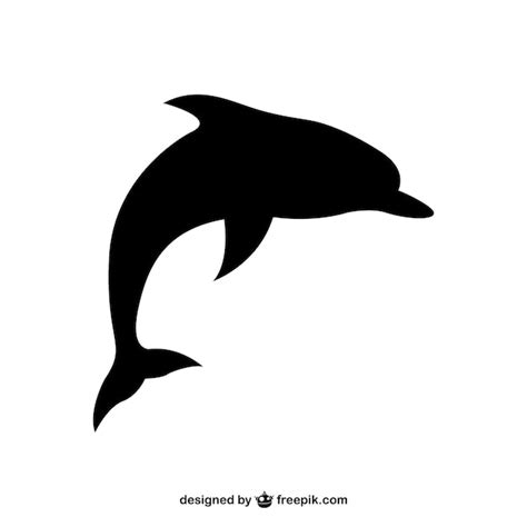 Free Vector Dolphin Silhouette