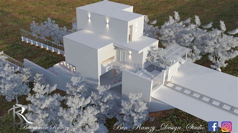 Rudsar Villa 3d Visualization On Behance