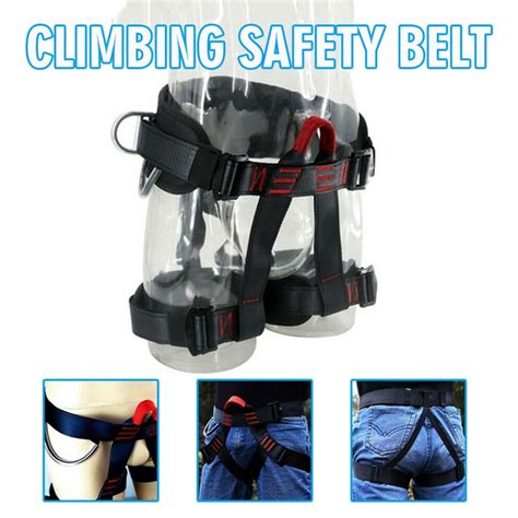 New 1pc Outdoor Rock Climbing Anti Fall Safety Belt Wear Resistant