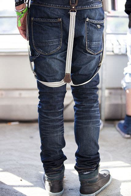 How To Rock Suspenders With Jeans With Images Suspenders Fashion