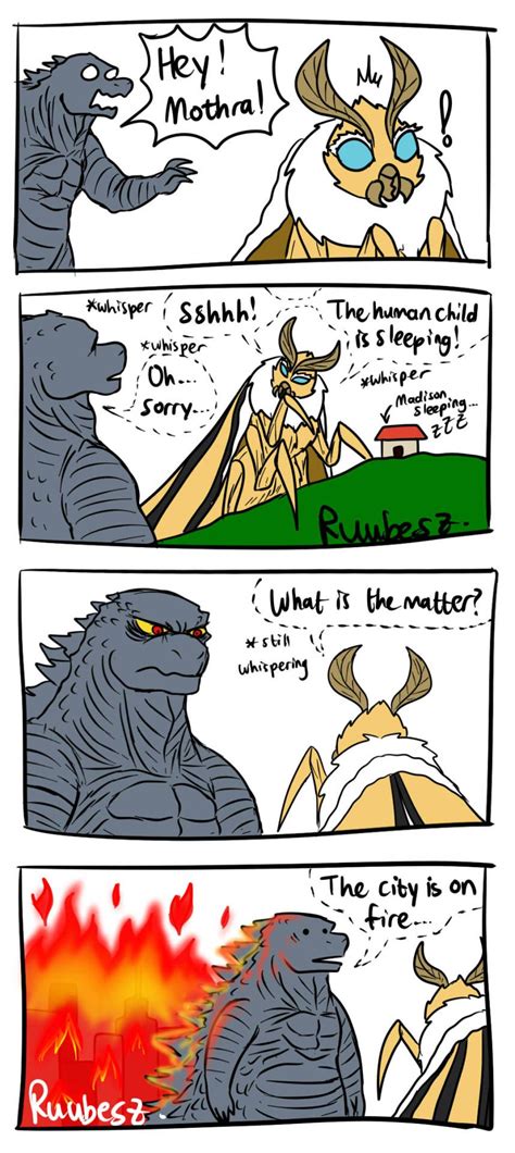 Godzilla King Of Monsters Tumblr Godzilla Funny Godzilla Comics