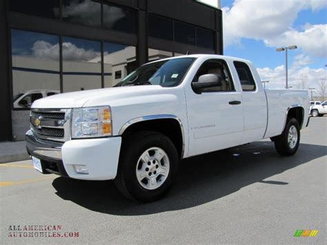 2007 Chevrolet Silverado 1500 Lt Extended Cab 4x4 In Summit White