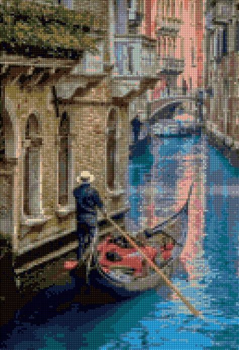 Free download simple cross stitch patterns pdf. Venice Gondola Cross Stitch pattern PDF Instant Download ...