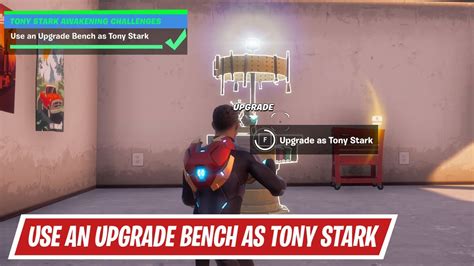 You'll find them all over the place and when you do you can use materials to upgrade a weapon of simply interact with a bench and as long as you have enough materials, you can upgrade your weapon to the next tier. Use an Upgrade Bench as Tony Stark - Tony Stark Awakening ...