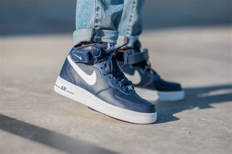 The nike air force 1 launched in 1982 as the first basketball shoe to feature an air pocket in the heel. Nike Air Force 1 Mid '07 AN20 Midnight Navy/White - CK4370-400