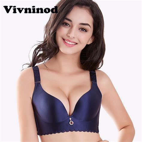 Vivninod Unlined Wire Free Big Size Bras No Rims Seamless Brassiere For