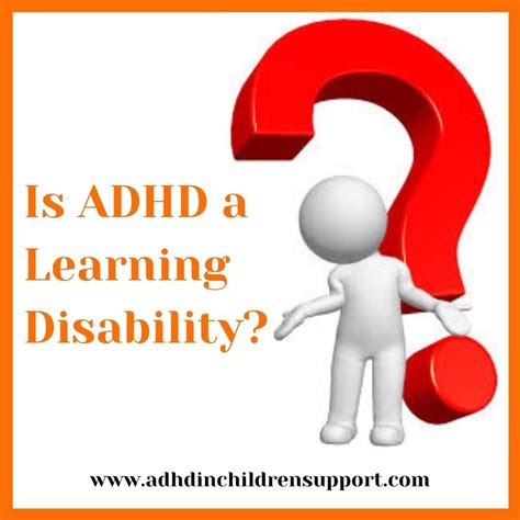 Is Adhd A Learning Disability · Adhd In Children Support