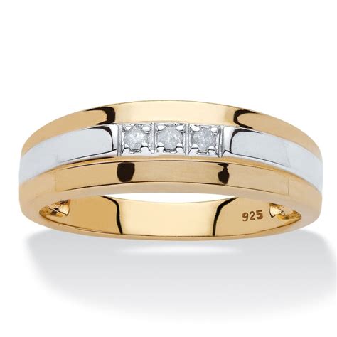 Not only that, but our selection of men's gold anniversary rings, men's diamond wedding bands everyday rings, and men's anniversary rings is unmatched. MENS 14K GOLD & SS REAL DIAMOND ENGAGEMENT WEDDING RING SZ 9 SZ 10 SZ 11 SZ 12 | eBay