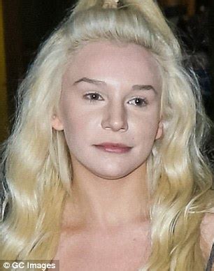 Courtney Stodden Is Almost Unrecognizable Without Her Signature Red