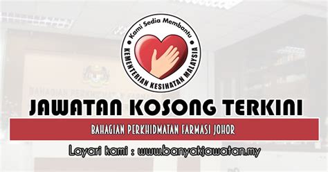 Lengkongan hishammudin, peti surat 16. Jawatan Kosong di Bahagian Perkhidmatan Farmasi Johor - 3 ...