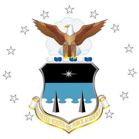 United States Air Force Academy School And Coat Of Arms Seal Color Codes