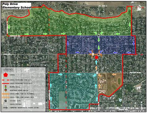 Walking Route Maps For Billings Elementary Schools City Of Billings