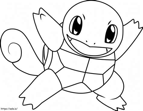 Squirtle 2 coloring page