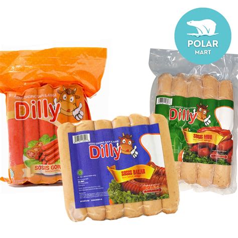 Jual Dilly Sosis Sapi Variasi Bakargorengmini 450 Gram Frozen Food