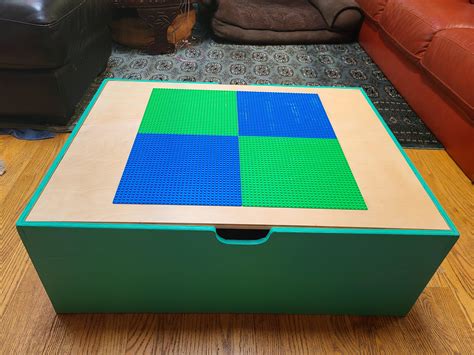 Made A Legocrafting Tablechest For My Kids Birthday Ill Link My