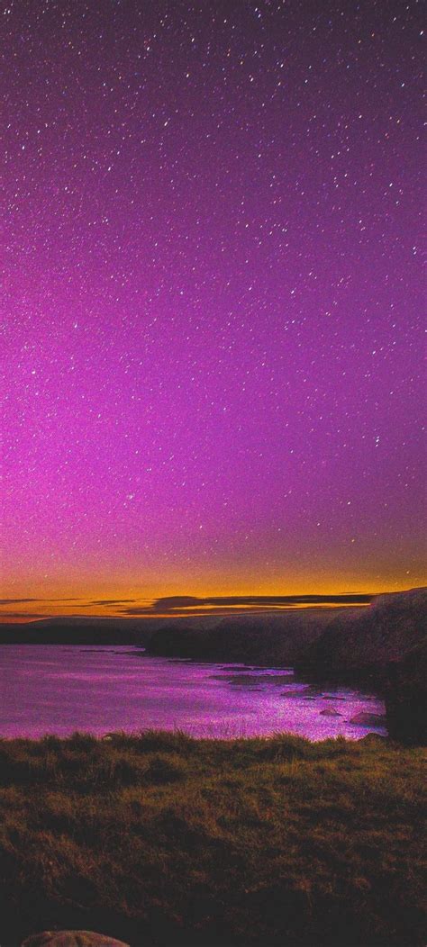 Purple sky Wallpaper