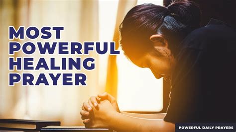 Powerful Miracle Healing Prayer For The Sick Prayer For Healing In