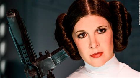 Remember When Carrie Fisher Debuted Princess Leias Side Buns Cnn Style