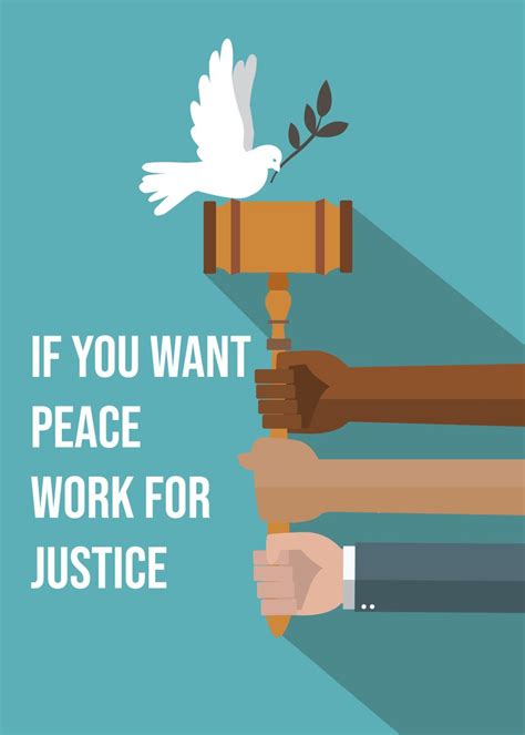 Peace And Justice Poster Poster By Herbert Fabreag Displate