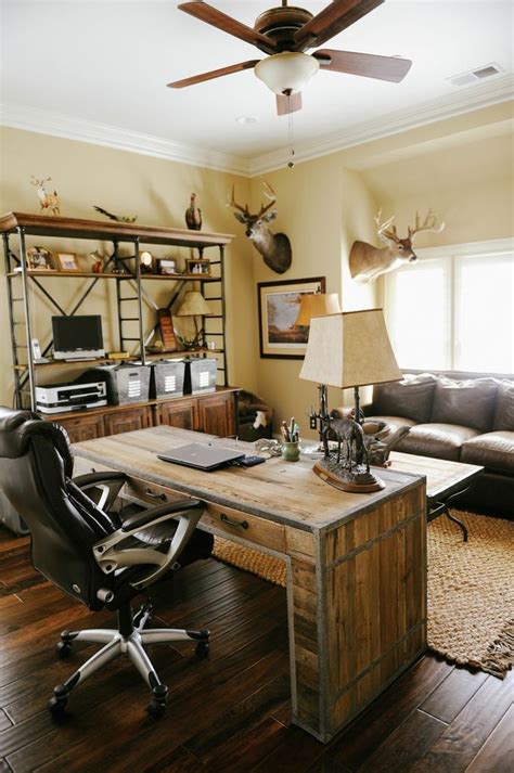 Rustic Office Designed By First Fruit Collection Rustic Home Offices