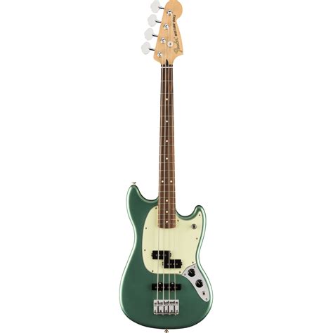 Fender Mustang Bass Pj Sherwood Green Metallic Pf Limited Edition