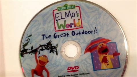 Elmos World The Great Outdoors Sesame Street Dvd Movie