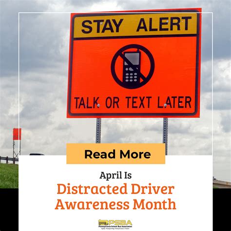 April Is Distracted Driver Awareness Month You Behind The Wheel