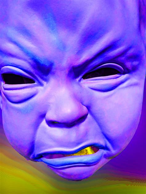 Purple Baby Face Free Stock Photo Public Domain Pictures