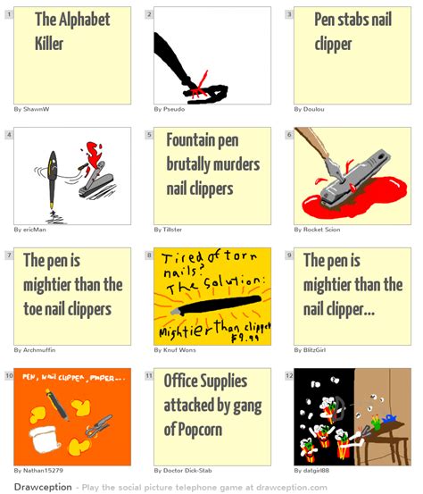 Has the alphabet murderer finally been caught? The Alphabet Killer - Drawception